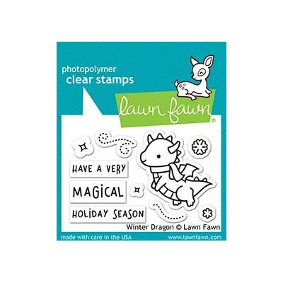Lawn Fawn Clear Stamps - Winter Dragon